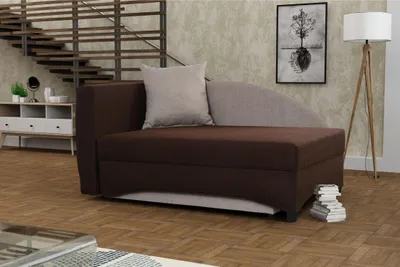 Obrázok produktu pre Detská váľanda 80x200 BENIGNA - tmavo hnedá / béžová, ľavá