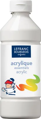 Produktbild von Lefranc & Bourgeois "Value Serie" Kinder - Acrylfarben, 500ml Tube - Weiß