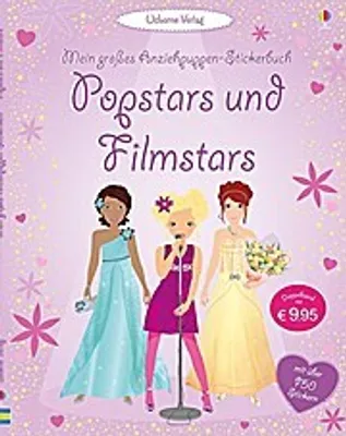 Obrázek produktu pro Mein großes Anziehpuppen-Stickerbuch: Popstars und Filmstars