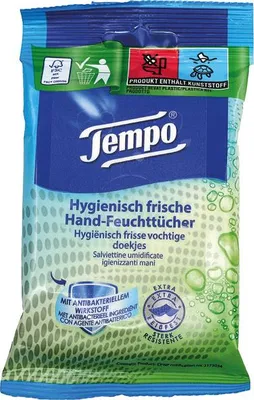 Produktbild von TEMPO Feuchttücher Fresh To Go Protect 10 Stk.