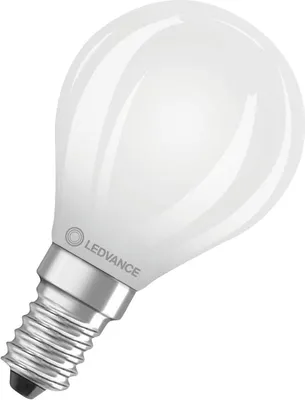 A single LED light bulb is shown against a white background.