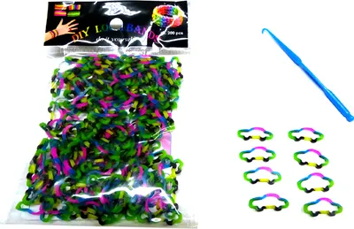 Produktbild von 200 "Auto" Loom Bänder + 12 Verbindungsstücke
