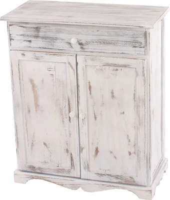 Immagine prodotto di Cassettiera, 78x66x33cm, look shabby, vintage ~ bianco