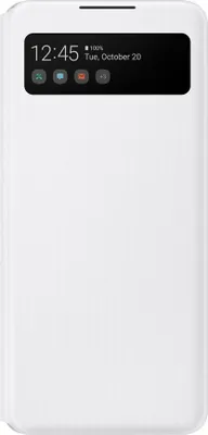 Image de Folio pour Samsung Galaxy A42 5G S View Cover avec fenêtre transparente Blanc Samsung