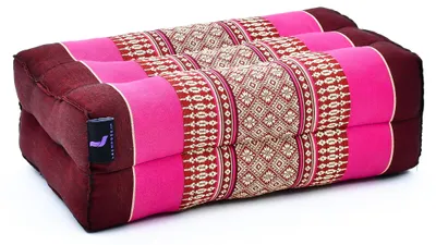 Produktbild von Leewadee Yoga Block Kissen 35 x 18 x 12 cm - Kapok Stützkissen Yoga