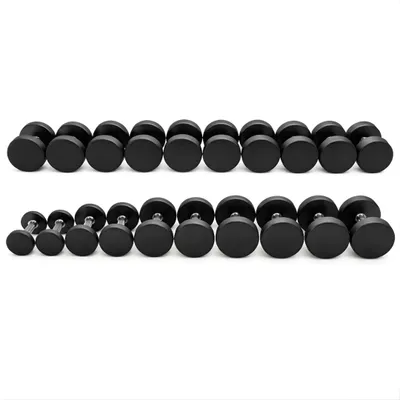 Immagine prodotto di PH Fitness 2 T/M 30KG Set di manubri rotondi inPoliuretano– impugnatura antiscivolo, inodore e protettiva per il pavimento, ideale per l'allenamento di forza, il bodybuilding e il crossfit