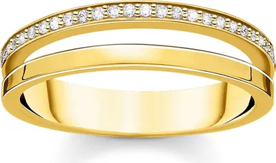Produktbild von Thomas Sabo Simple Rings TR2316-414-14 Damenring, Ringgröße:52
