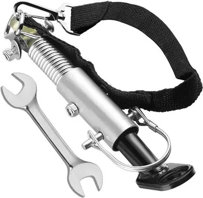 Image de Remorque pour vélo pour poussette, universelle, 1 pièce, noire