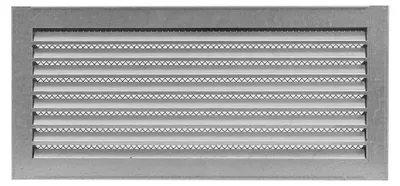 Produktbild von Europlast MRF5020Zn – Industrie-Lüftungsgitter aus Metall, 500x200mm, verzinkt