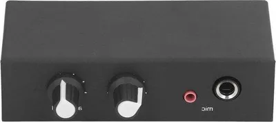 Image de Petit système audio de bureau avec micro et amplificateur phono 12 V