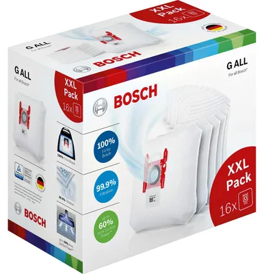 Image de Bosch BBZ16GALL Sacs à poussière, 16pcs, Type G, Baugl. VZ16GALL