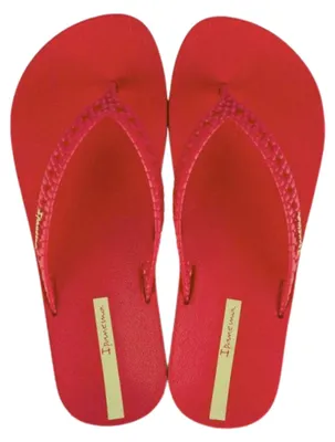 Produktbild von Damen-Flip-Flops Ipanema Bohemia, rote Zehentrenner 38