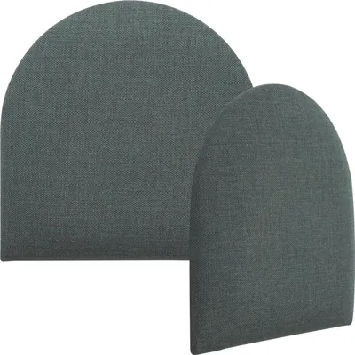 Obrázok produktu pre VOX čalúnený panel SOFO 30x30cm, nástenný vankúš do spálne, obývačky, postele, čela postele, ľahko zostaviteľný, ľahko čistiteľný, akustický zlepšovák, polkruhový, zelený