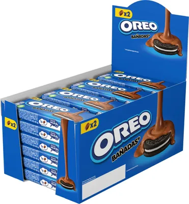 Produktbild von Oreo Bañadas, Kekse mit Milchschokoladenüberzug - 24 x 41 g