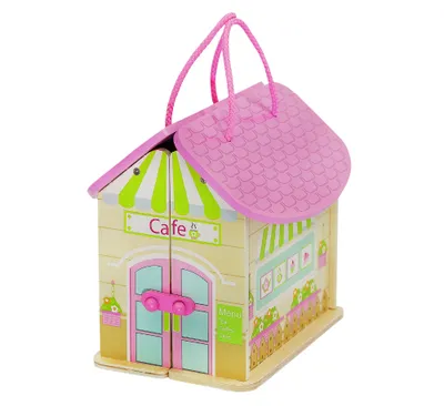 Produktbild von Tragbares Puppenhaus aus Holz, 6522