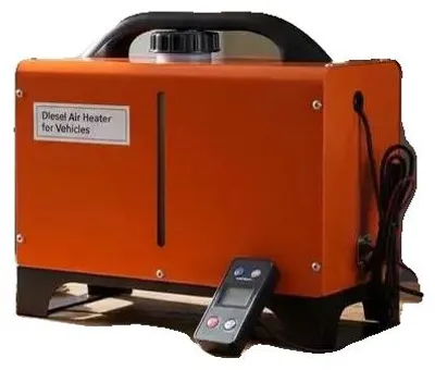 Image de Chauffage d'appoint diesel, télécommande, compatibilité avec les applications Bluetooth, couleur noire