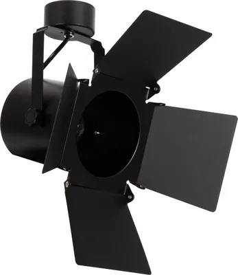 Produktbild von Strahler mit Fassung Aufbau Aluminium  Cinema für Glühbirnen E27 PAR30 Schwarz
