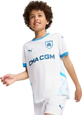 Image de Puma OM Home Jersey Replica Jr - blanc, Taille:140
