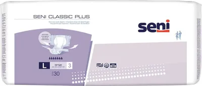 Immagine prodotto di Slip per incontinenza Seni Classic Plus L 30 pz