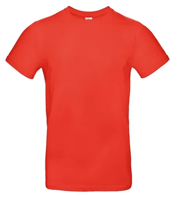 Image de B&C - T-shirt « #E190 » pour hommes/femmes Uni FK2083 (XL) (rouge feu)