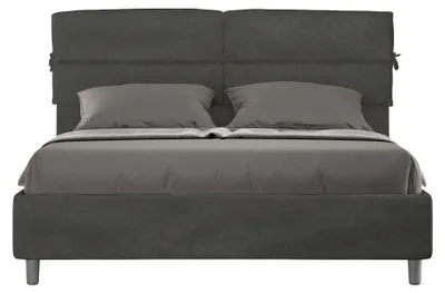 Immagine prodotto di Letto Matrimoniale 160x190 cm con Rete e Contenitore Nandy Grigio