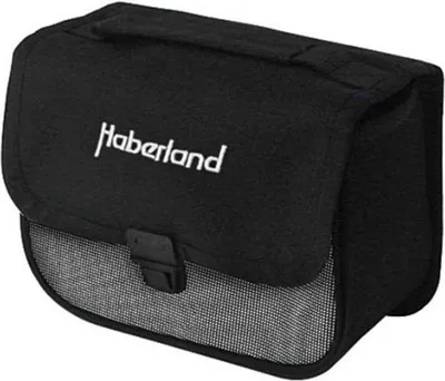 Image de Sac de guidon Haberland Haberl.2 L.. Noir/argenté avec boucle