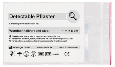 Produktbild von Pflasterverband detectable 1 m x 8 cm | Packung (1 Stück)