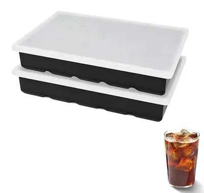3er-Set Silikon-Eiswürfelformen, 135 Stück, 3,5 cm, BPA-frei