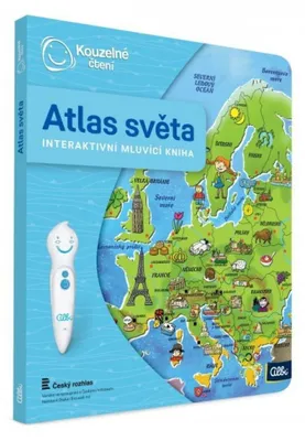 Obrázek produktu pro Kouzelné čtení Kniha Atlas světa