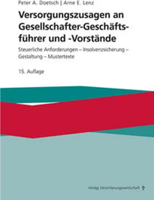 Obrázok produktu pre Versorgungszusagen an Gesellschafter-Geschäftsführer und -Vorstände