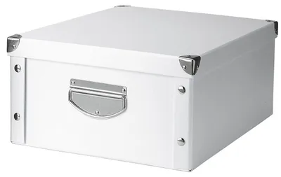 Produktbild von Zeller Aufbewahrungsbox, Pappe, weiß 40x33x17