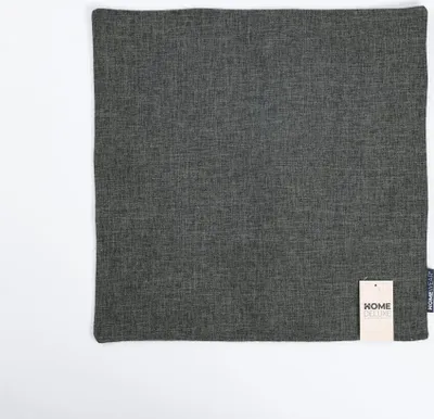 Produktbild von HOME DELUXE Leinen Kissenbezug CHARM mit Kissenfüllung - Anthrazit I Kissenhülle Kissenüberzug Bezug für Kissen