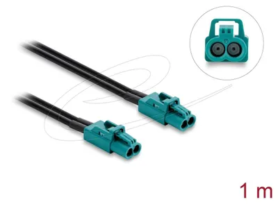 Image de Câble DELOCK, connecteur Mini FAKRA (mâle) vers connecteur FAKRA (mâle), double