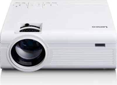 Immagine prodotto di Lenco LPJ-280WH - Proiettore ad alta risoluzione, supporta contenuti Full HD 1080P - Bianco