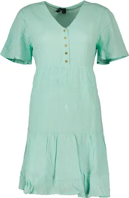 Produktbild von Vero Moda Satina Kurzes Kurzarmkleid Grün M Frau Grün M