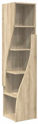 Immagine prodotto di vidaXL Mobiletto angolare, 32x32x140 cm, realizzato in legno composito, finitura Sonoma