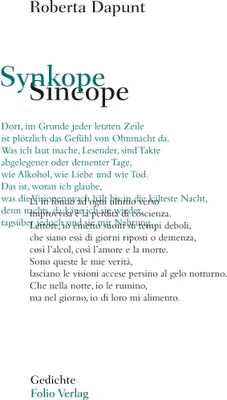 Produktbild von Synkope / Sincope