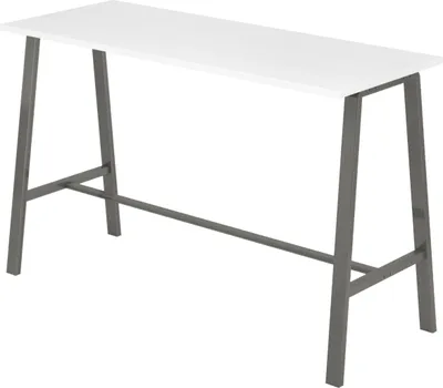 Produktbild von bümö Meetingpoint Industrial-Look - Optik: Weiß/Rohstahl