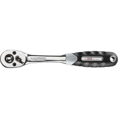 Produktbild von WGB Umschaltknarre 3/8" vierkant DIN3122D 72 Zähne und 2K-Griff