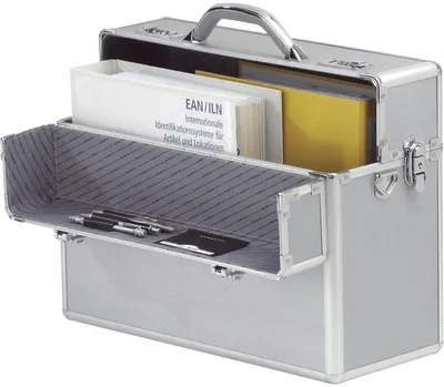 Produktbild von Pilotenkoffer Alpha 37,5x47x20cm Aluminium  Packung mit 3 Stück