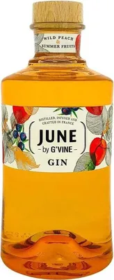 Produktbild von June by GVine Wild Peach & Summer Fruits Gin 700ml 37,5% Vol.