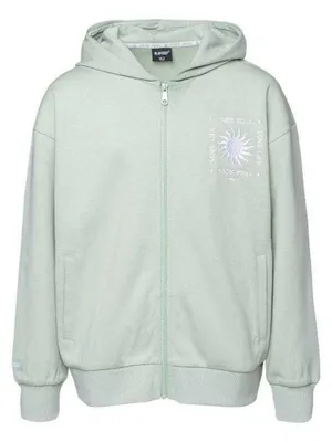 Productafbeelding van Hi-Tec - "Rigel" hoodie met volledige rits voor kinderen, model PP14050 (146) (groen)