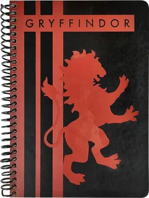 Produktbild von Harry Potter - "Wizarding World" Gryffindor-Notizbuch, A5 CD1657 (Einheitsgröße) (Schwarz/Rot)