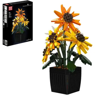 Produktbild von Mould King Sonnenblumen im Topf 24111