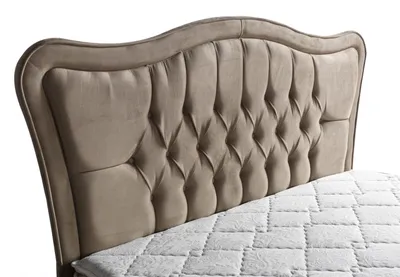 Produktbild von Bett Design Betten Luxus Polster Schlafzimmer Möbel Modern Beige 160x200