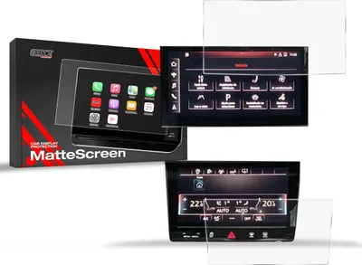 Produktbild von Matte Autodisplayfolie 2in1 für Audi Q8 (2018-2025), Grizz Protector