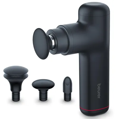 Produktbild von Beurer MG 79 Massage Gun kompakte Massagepistole mit 3 Aufsätzen sanft &