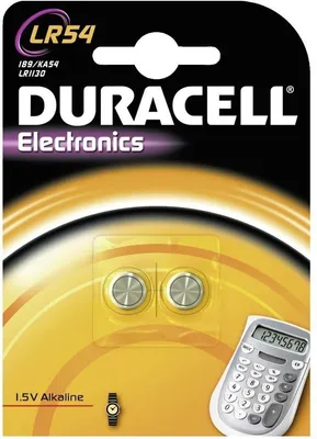 Produktbild von Duracell - Batterie Duracell LR54 Alkaline | Blasen Sie ein 2 Stück | 10 Stück