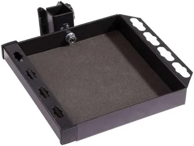 Image de Plateau porte-outils Croc Lock en acier - rangement suspendu pour établi et chantier