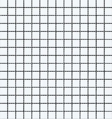 Produktbild von MIRAVA Glasmosaik Uni weiß 30,5 x 32,5 cm